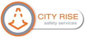 Logo from City Rise Safety, the top in traffic safety, traffic control, and traffic plans.